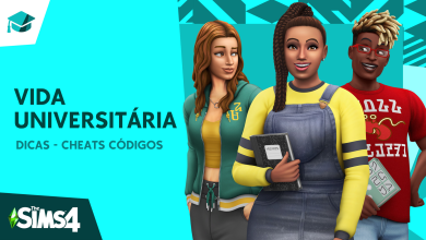 DICAS - CHEATS CÓDIGOS THE SIMS 4 VIDA UNIVERSITARIA