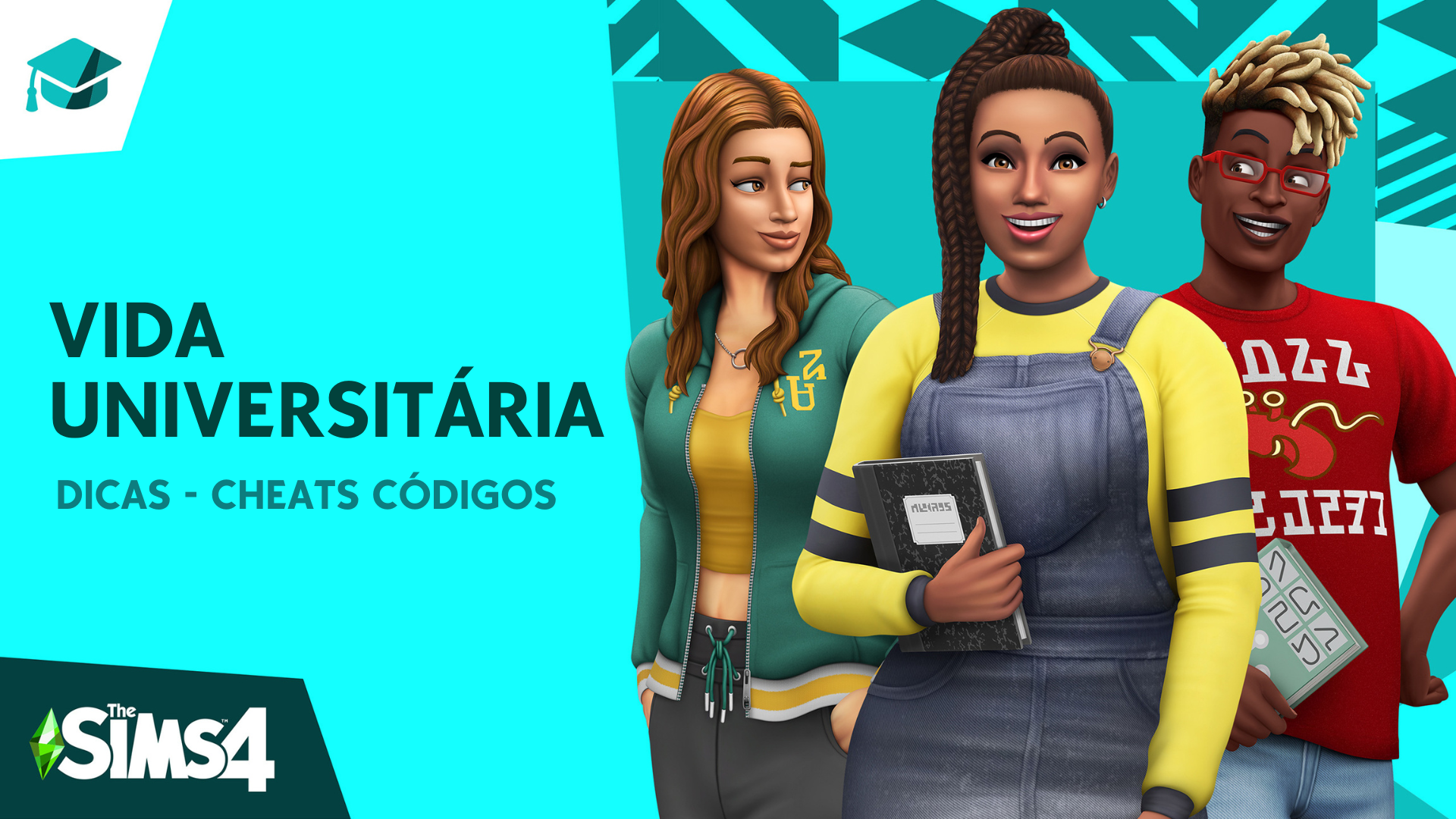 DICAS - CHEATS CÓDIGOS THE SIMS 4 VIDA UNIVERSITARIA