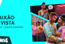 DICAS CHEATS CODIGOS the sims 4 paixao a vista