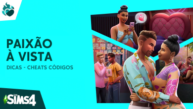 DICAS CHEATS CODIGOS the sims 4 paixao a vista