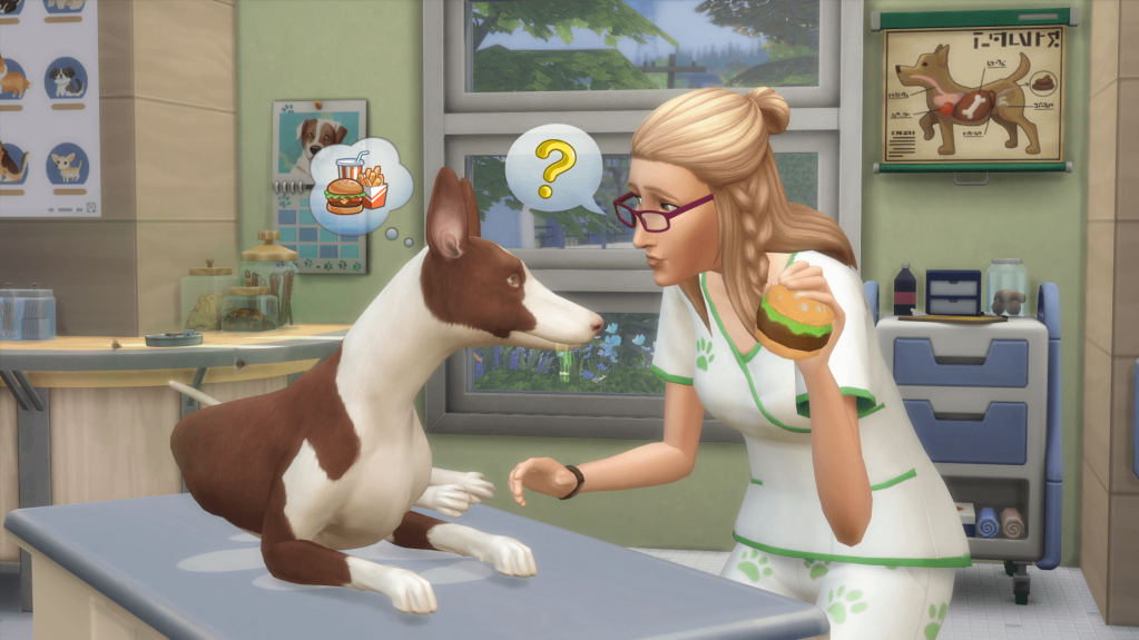 Cheats Códigos de Pontos de Vantagens da Clínica Veterinária The Sims 4 Gatos e Caes
