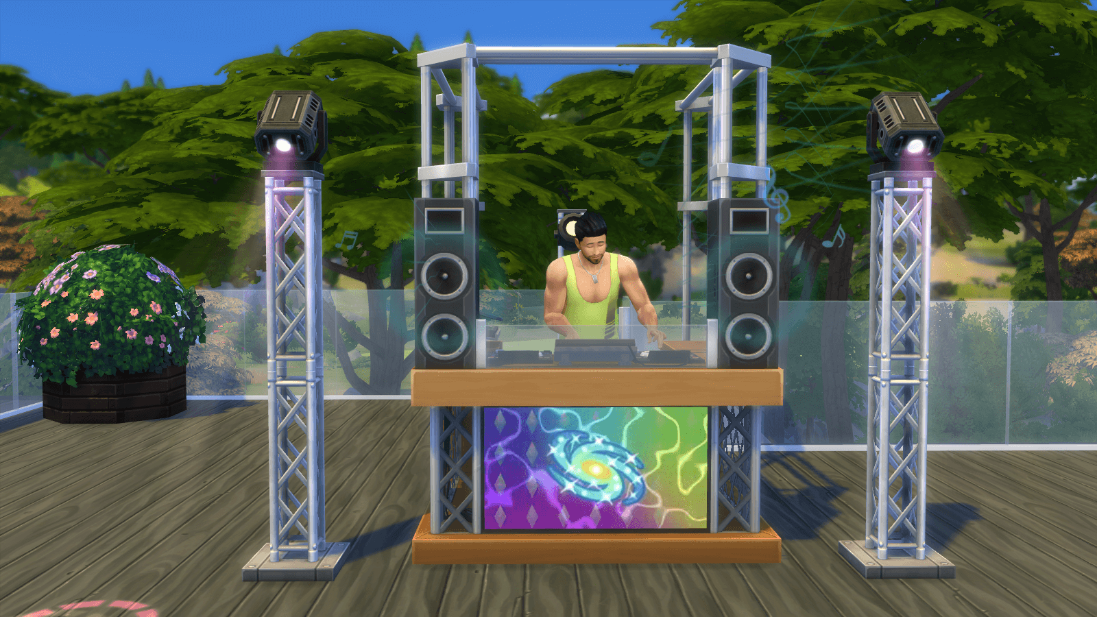 habilidade de dj e mixagem the sims 4 junte-se a galera