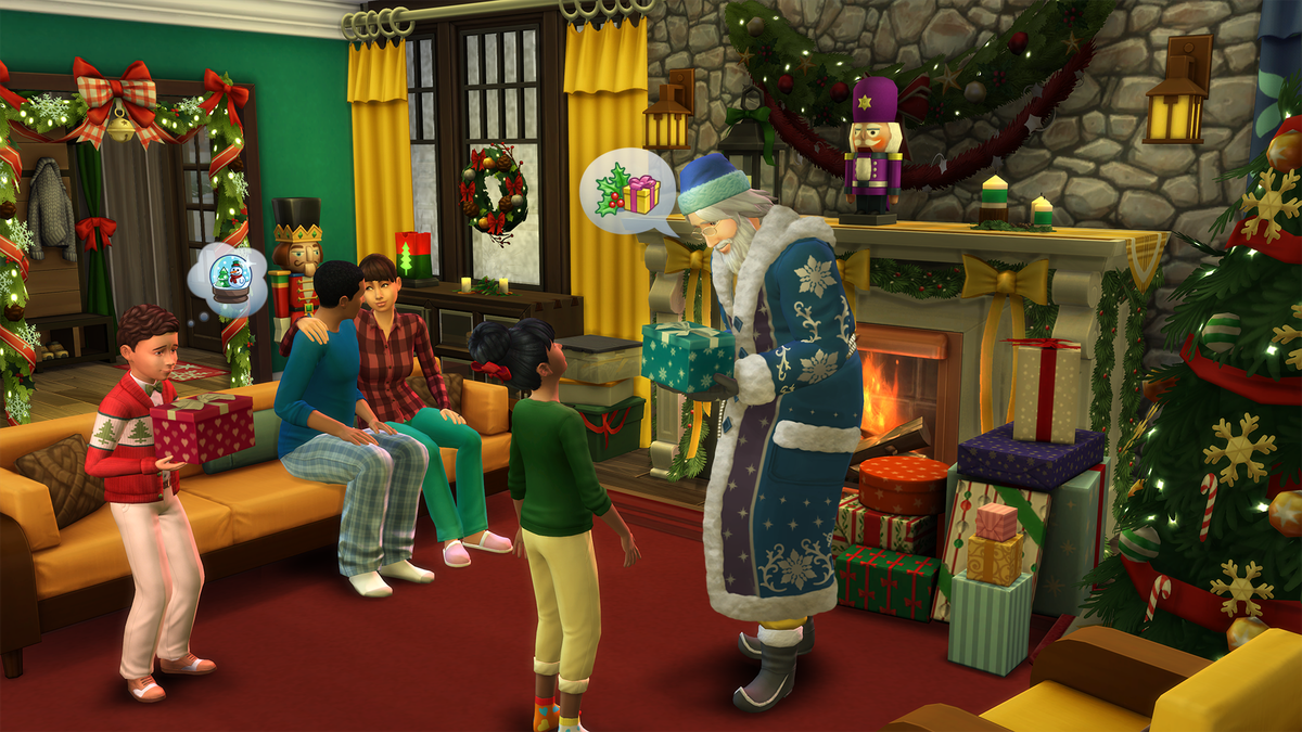 papai noel the sims 4 estacoes