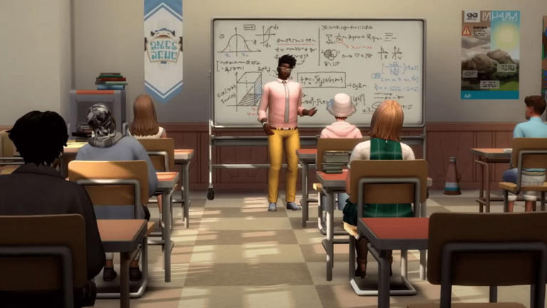 professor the sims 4 vida universitaria