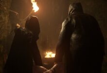 Em meio a uma floresta tomada pelos Serafitas, Abby luta para sobreviver com a ajuda de dois rostos desconhecidos em The Last of Us Part II Remastered.