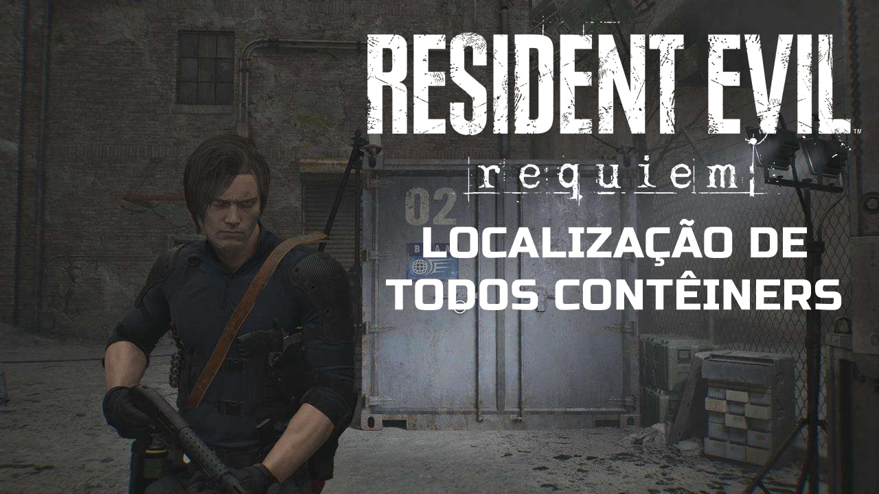 Localização dos 3 Contêineres da BSAA em East Raccoon City em Resident Evil Requiem (RE9).