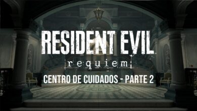 Grace explora cada ala do Centro de Cuidados em Rhodes Hill enquanto Leon enfrenta Blisterheads e o Chunk no detonado passo a passo completo.