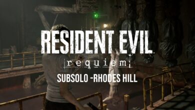 Grace enfrenta o terror industrial do subsolo em Rhodes Hill enquanto busca os três plugues para resgatar Emily no detonado passo a passo.