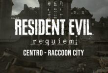 Leon atravessa os corredores destruídos da R.P.D., revisitando o S.T.A.R.S. Office e desvendando o Caça ao Tesouro em meio ao silêncio sombrio do prédio.